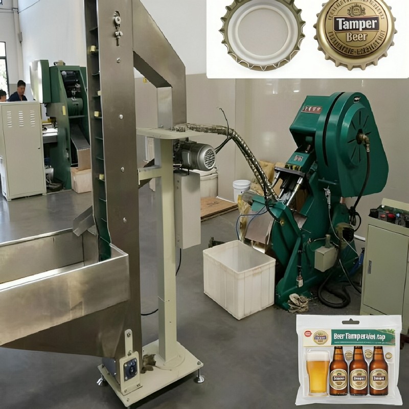 Beer Tamper{0}}akivaizdi dangtelių gamybos linija