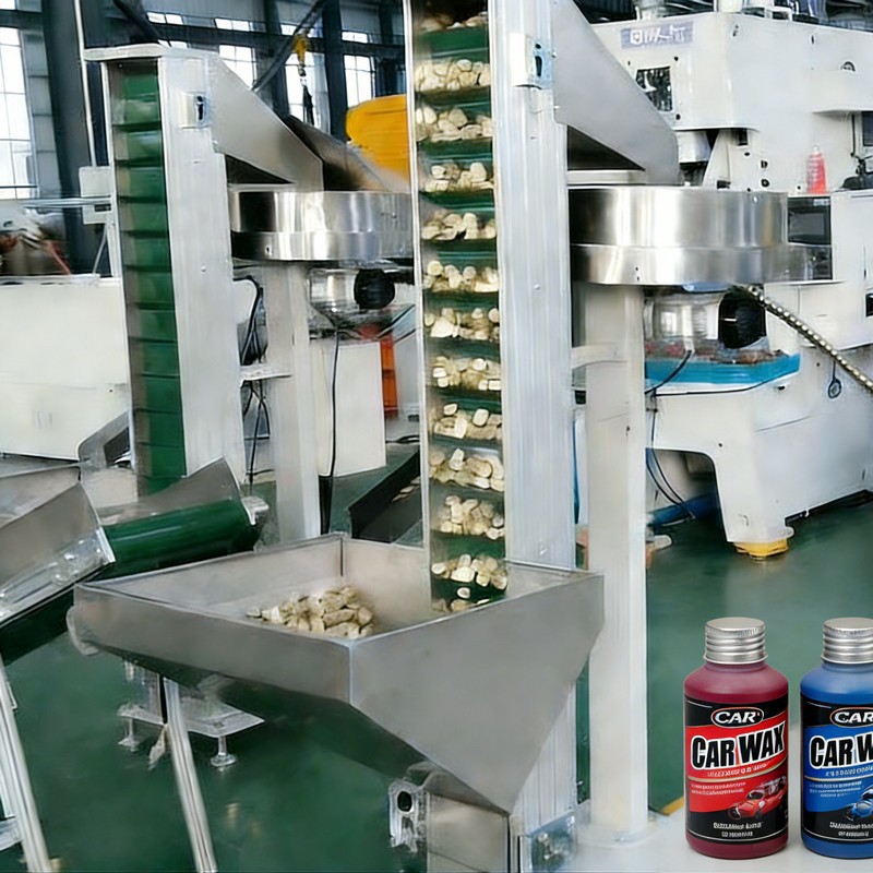 Automobilių vaško sriegiuotų dangtelių gamybos linija