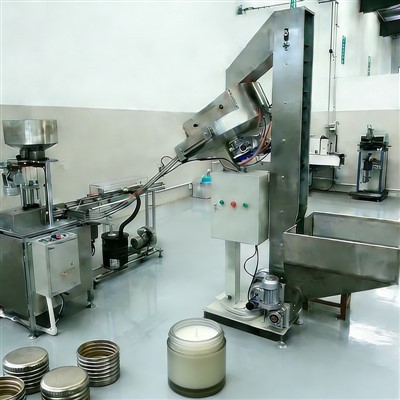 Aromaterapijos sriegiuotų dangtelių gamybos linija