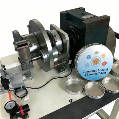 Sudėtinių mineralinių kramtomųjų tablečių metalinės dėžutės gamybos linija