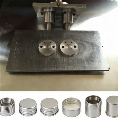 Pritaikyta metalinių dangtelių gamybos linija