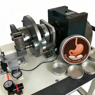 Virškinimo trakto kramtomųjų tablečių metalinės dėžutės gamybos linija