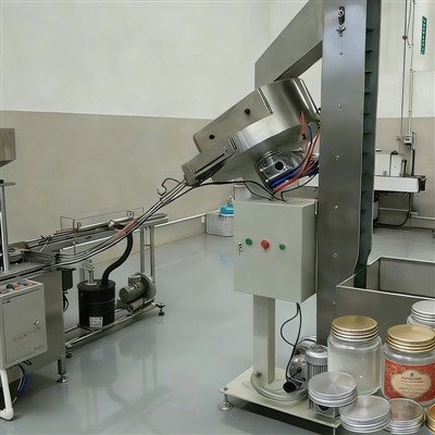 Avarinių žvakių sriegiuotų dangtelių gamybos linija