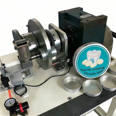 Fluoro{0}}turinčios kramtomųjų tablečių metalinės dėžutės gamybos linija