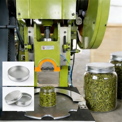 Žaliosios arbatos sriegiuotų dangtelių gamybos linija