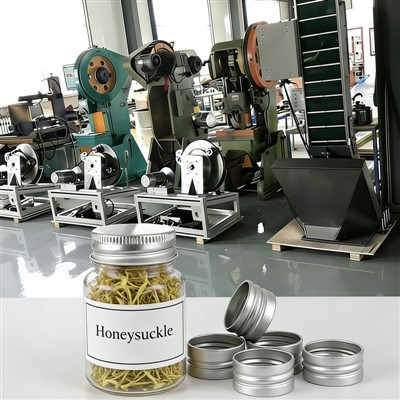 Sausmedžio sriegiuotų kepurėlių gamybos linija