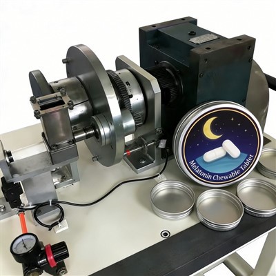 Melatonino kramtomųjų tablečių metalinės dėžutės gamybos linija