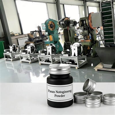 Panax Notoginseng miltelių sriegiuotų dangtelių gamybos linija