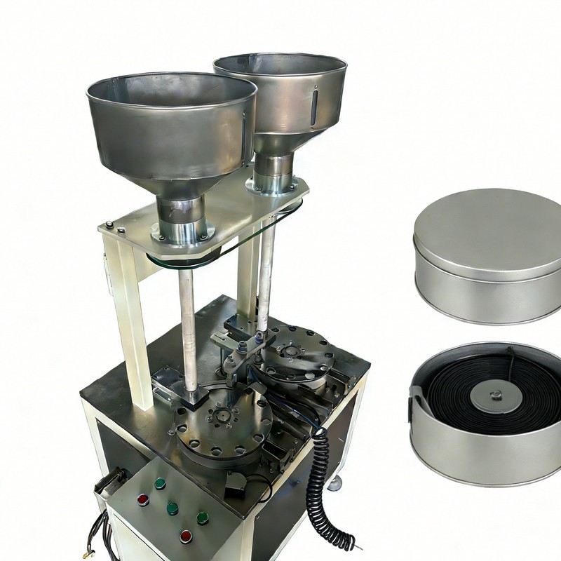 Spyruoklinio ištraukiamo kabelio metalinės dėžės gamybos linija